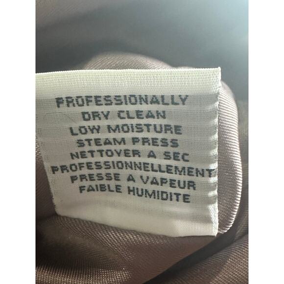 Talbots Sz 4 Classic Gray‎ 100% Wool Pea Coat Double Breasted Lined Neutral USA - Picture 5 of 10